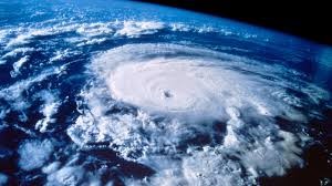 Hurricane from space